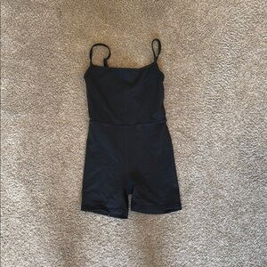 Black Spaghetti Strap Romper